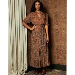 Hannah Oceanus Dress In Guilded Gold